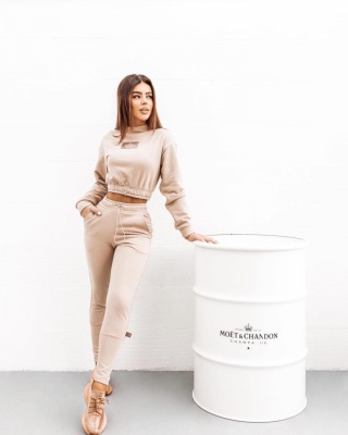 Komplet dresowy SANDY beż - LA MANUEL