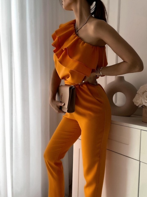 Asymetryczny kombinezon SO ORANGE - BOCCA