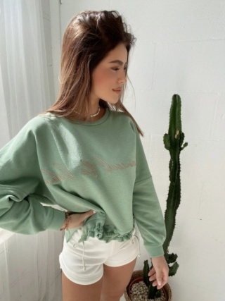 Bluza AURA szałwia - LA MANUEL