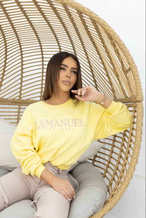 Bluza LAMANUEL bananowa - LA MANUEL