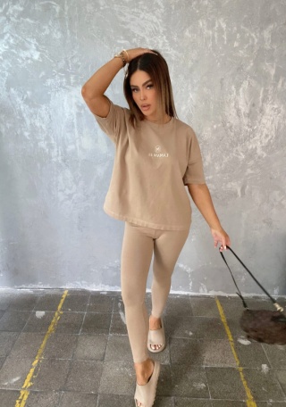 Komplet LAZY piaskowy - LA MANUEL