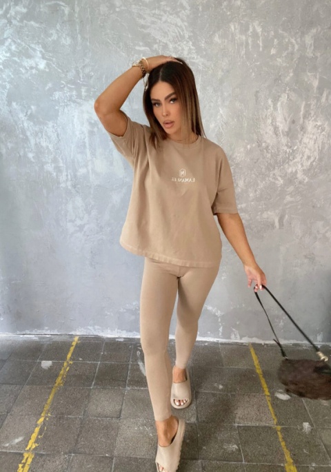 Komplet LAZY piaskowy - LA MANUEL