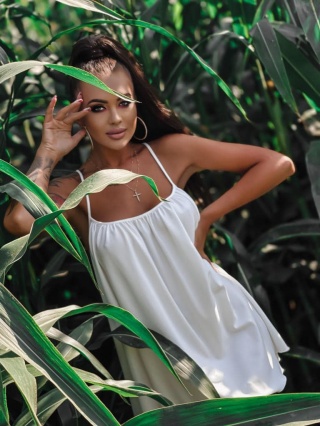 Sukienka na cienkich ramiączkach SPIDER - SEMPRE