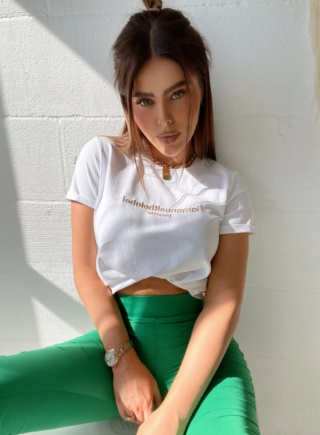 T-shirt MISSED biała - LA MANUEL