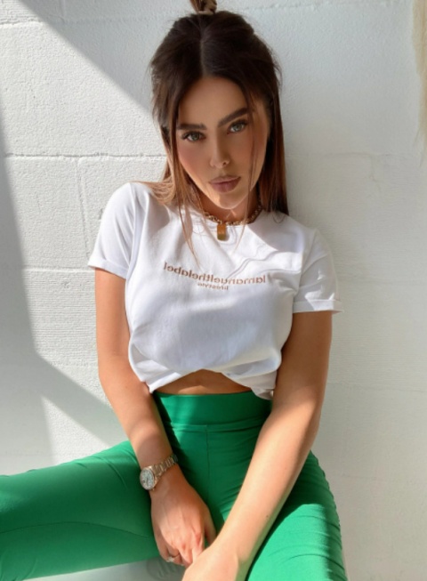 T-shirt MISSED biała - LA MANUEL