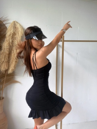 Sukienka GIRLY THING czarna - LA MANUEL