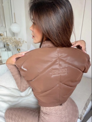 Bezrękawnik SLEEK ON czekolada - LA MANUEL