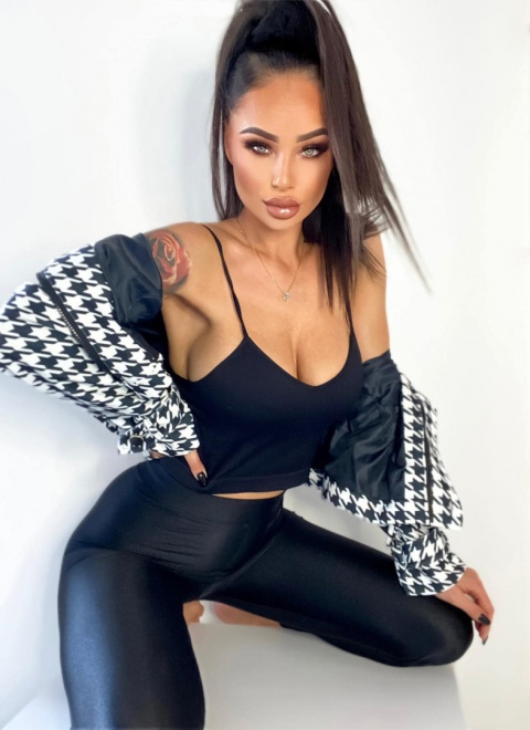 Krótka kurtka PEPITKA - AGATHA FASHION