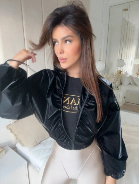 Kurtka FRONT TIP czarna - LA MANUEL