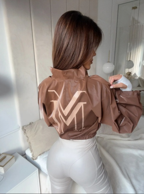 Kurtka FRONT TIP czekolada - LA MANUEL