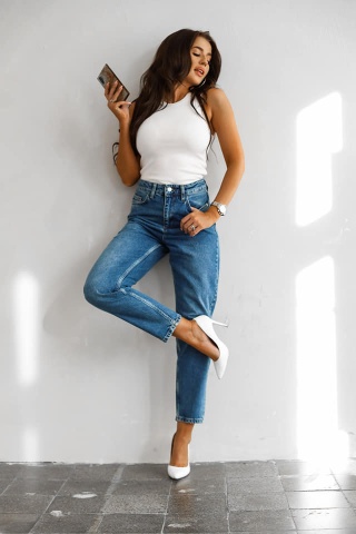 Spodnie jeansowe MOM FIT - ME GUSTA