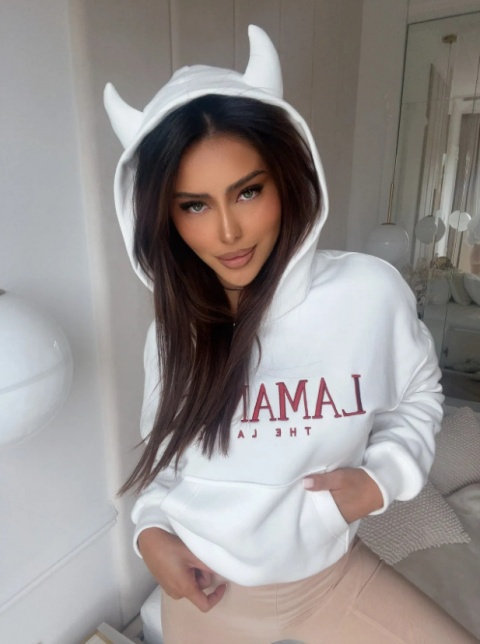 Bluza DEVIL ecru - LA MANUEL