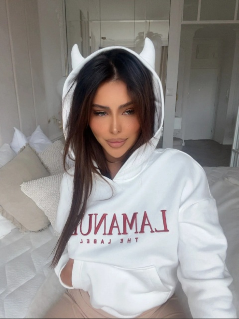 Bluza DEVIL ecru - LA MANUEL