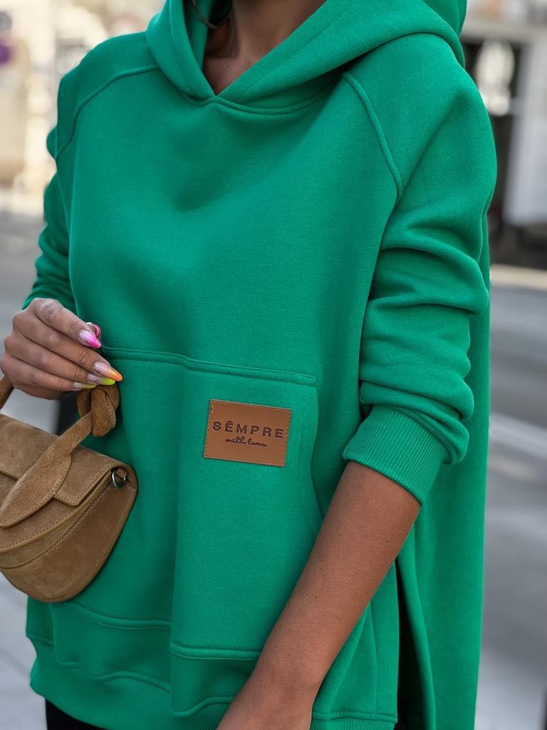 Bluza SARA zielona - SEMPRE Bluza SARA zielona - SEMPRE