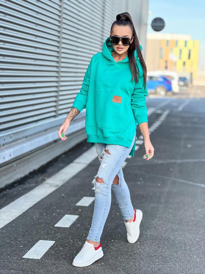 Bluza SARA szmaragd - SEMPRE