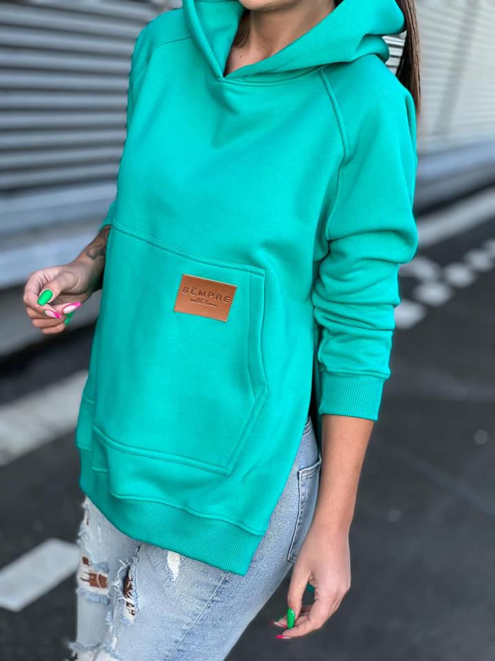 Bluza SARA szmaragd - SEMPRE