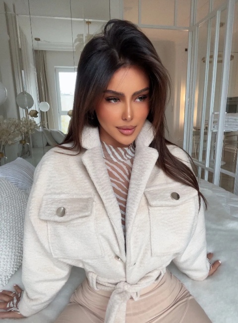 Kurtka FURR beż - LA MANUEL