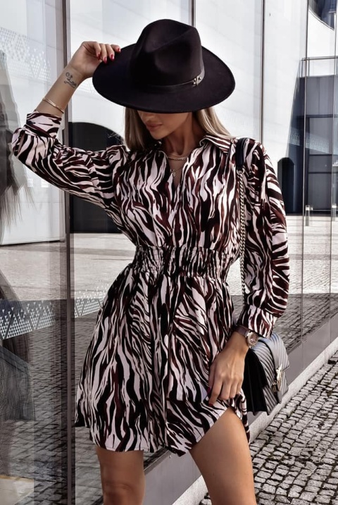 Sukienka z kołnierzykiem FLAMES - XANA